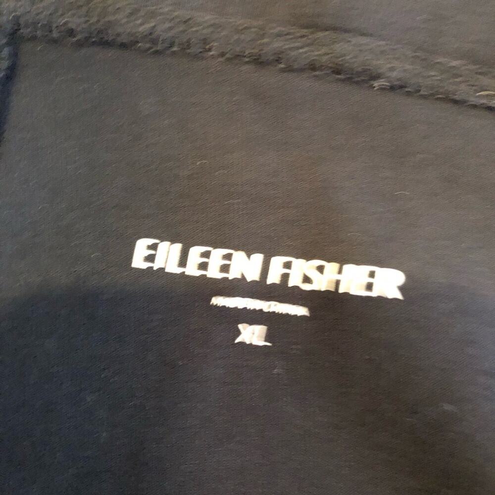 Eileen Fisher black pull on knit pants size Extra Large XL - Picture 7 of 13